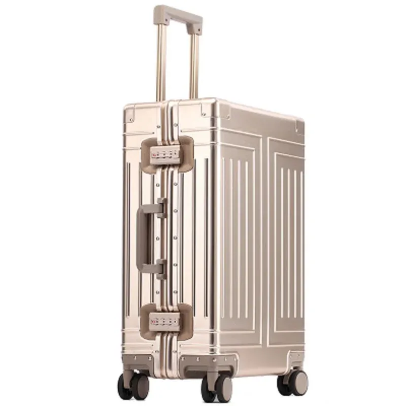 valise à roulettes snugcozy de haute qualité, 100 % aluminium-magnésium, idéale pour les voyages, parfaite pour les valises de marque spinner