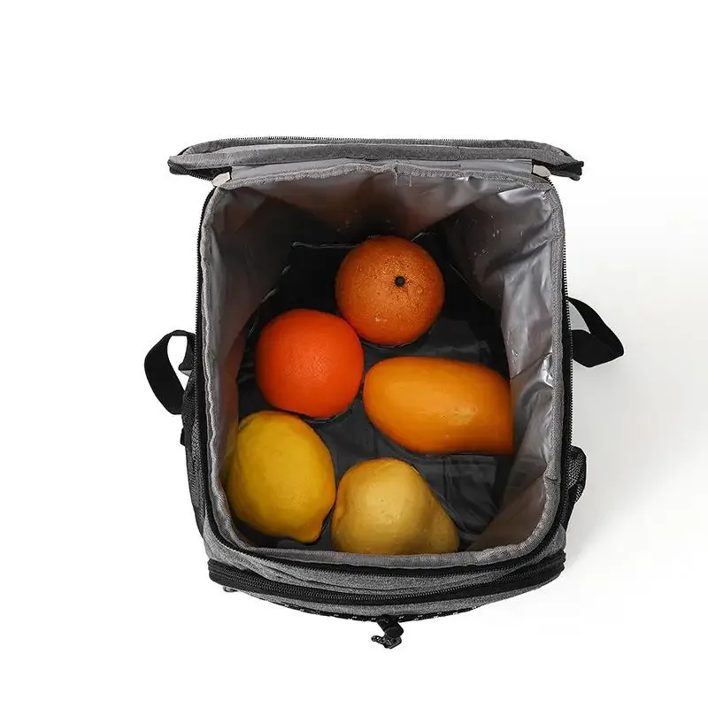 sac à dos isolé-sac isolé en tissu oxford grande capacité pique-nique en plein air sac à dos isolé voyage sac isotherme de bière