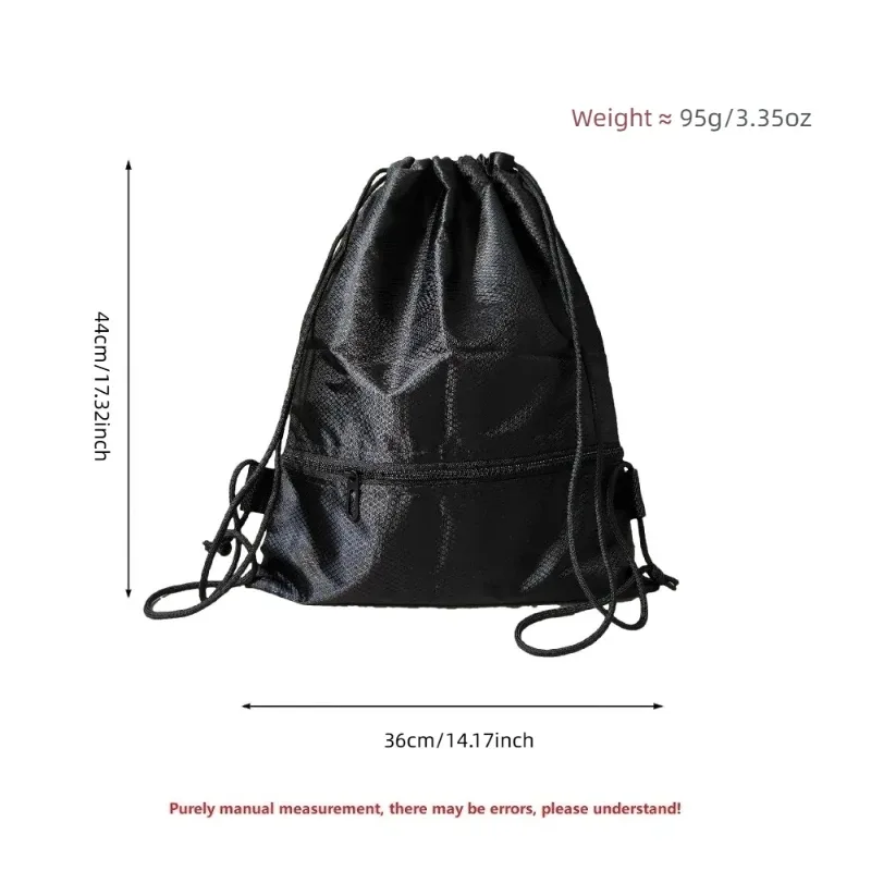 sac à dos unisexe avec cordon de serrage – sac de sport léger, sac de voyage, sac pour l'école et le travail pour hommes et femmes | sac de transport quotidien minimaliste tout-en-un