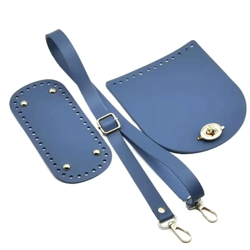 lot de 3 sangles de sac à bandoulière en cuir de couleur unie, fond en pu, accessoires de sac faits main diy, sangle de remplacement en cuir pour sac diy, pour fille