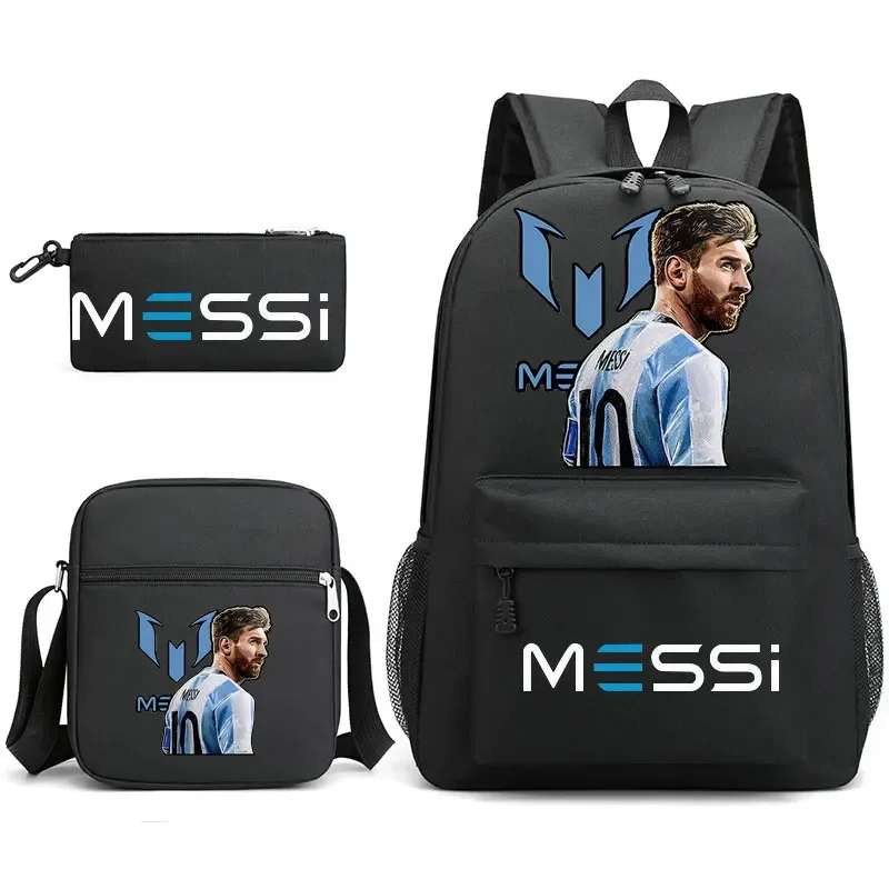 sac à dos messi léger et décontracté, grande capacité, pour femmes, hommes, étudiants, trousse à crayons, sacs à bandoulière, ensembles