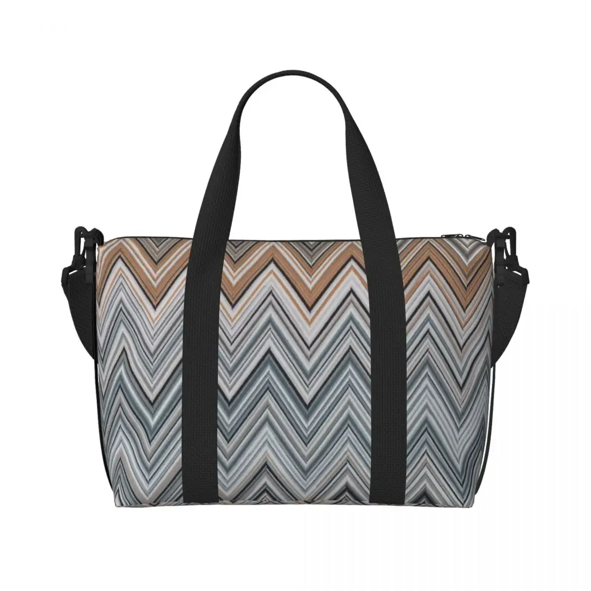 sac fourre-tout boho personnalisé pour femme, sac de plage moderne chic, extra large, sac de sport à main, géométrique, multicolore, sacs de voyage, sacs à provisions
