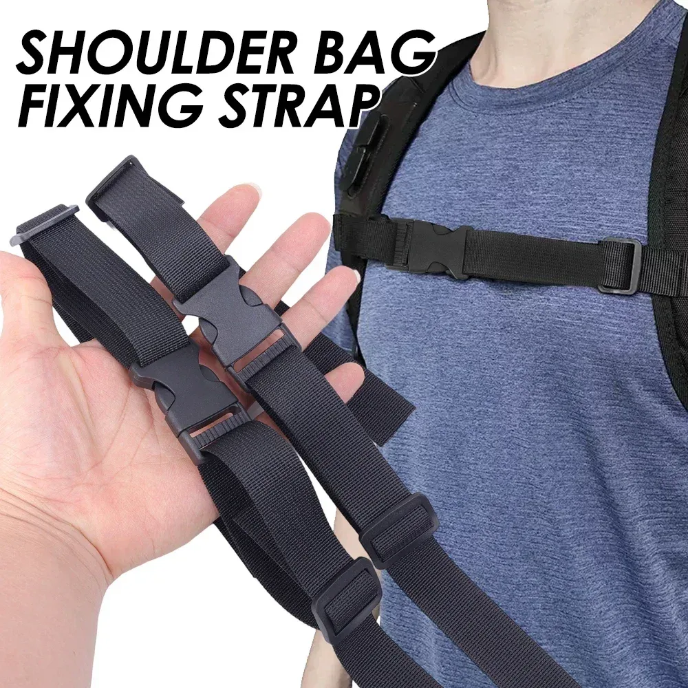 sac à dos poitrine, harnais de sangle, sangle d'épaule réglable pour sac de camping en plein air, sacs tactiques, sangles, accessoires pour sac à dos