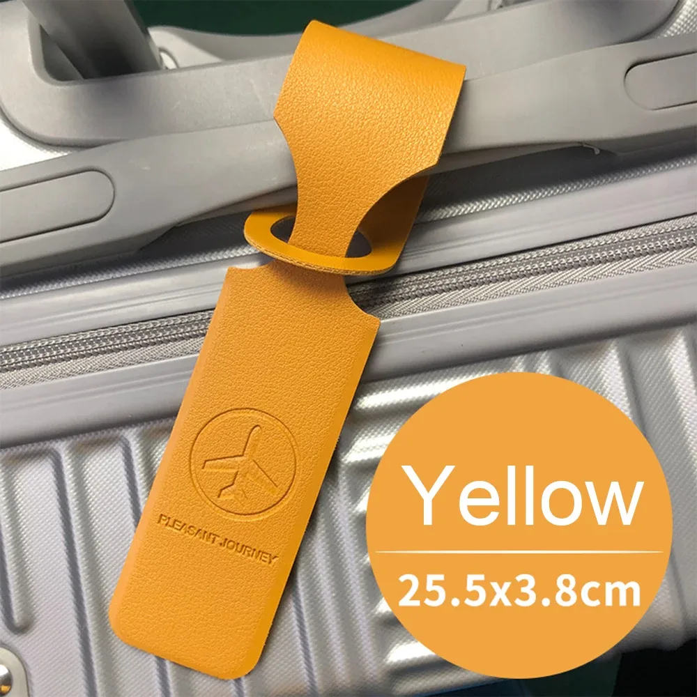étiquette de bagage de voyage personnalisée en cuir pu, étiquette d'adresse pour valise, design avion, marquage diy, accessoire de sac de voyage, cadeau