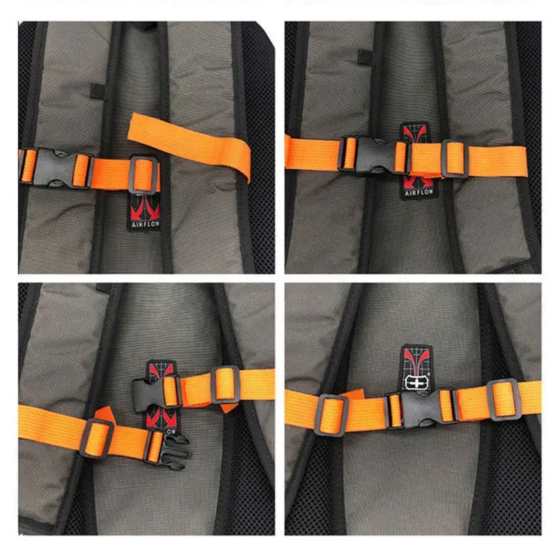 sangle d'épaule réglable pour sac à dos d'extérieur, sangle fixe pour adultes/enfants, ceinture de traction antidérapante, sangle de poitrine durable, accessoire de sac