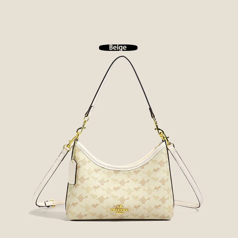 sac à bandoulière de style français à imprimé floral tendance, grande capacité, sac à main pour femme, matériau pu, sac à bandoulière rétro