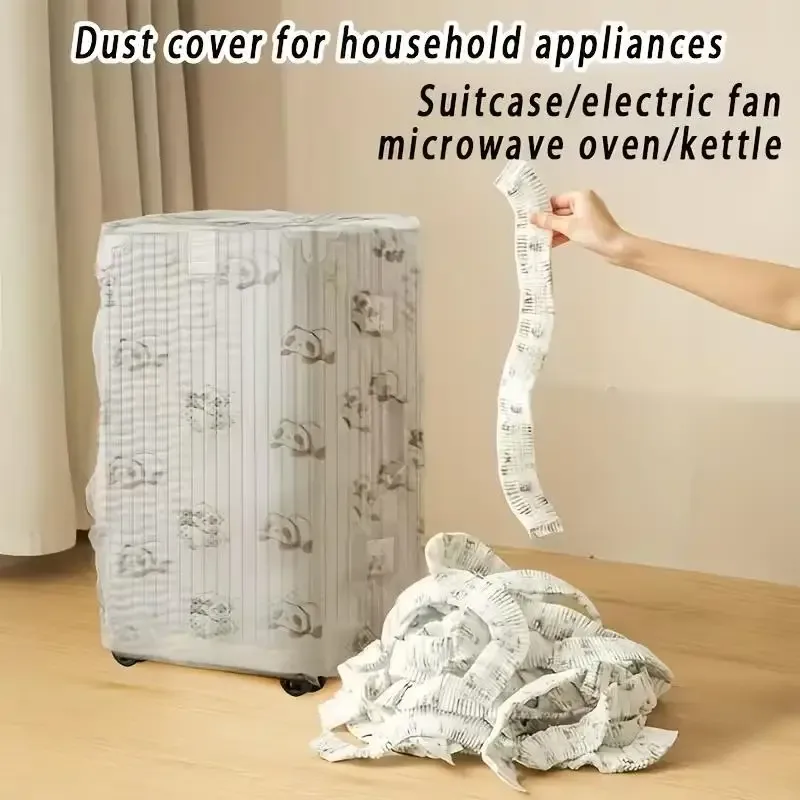 housse anti-poussière pour bagages, universelle, tout compris, housse de protection jetable en tissu non tissé pour valise de voyage, housse de protection contre la pluie