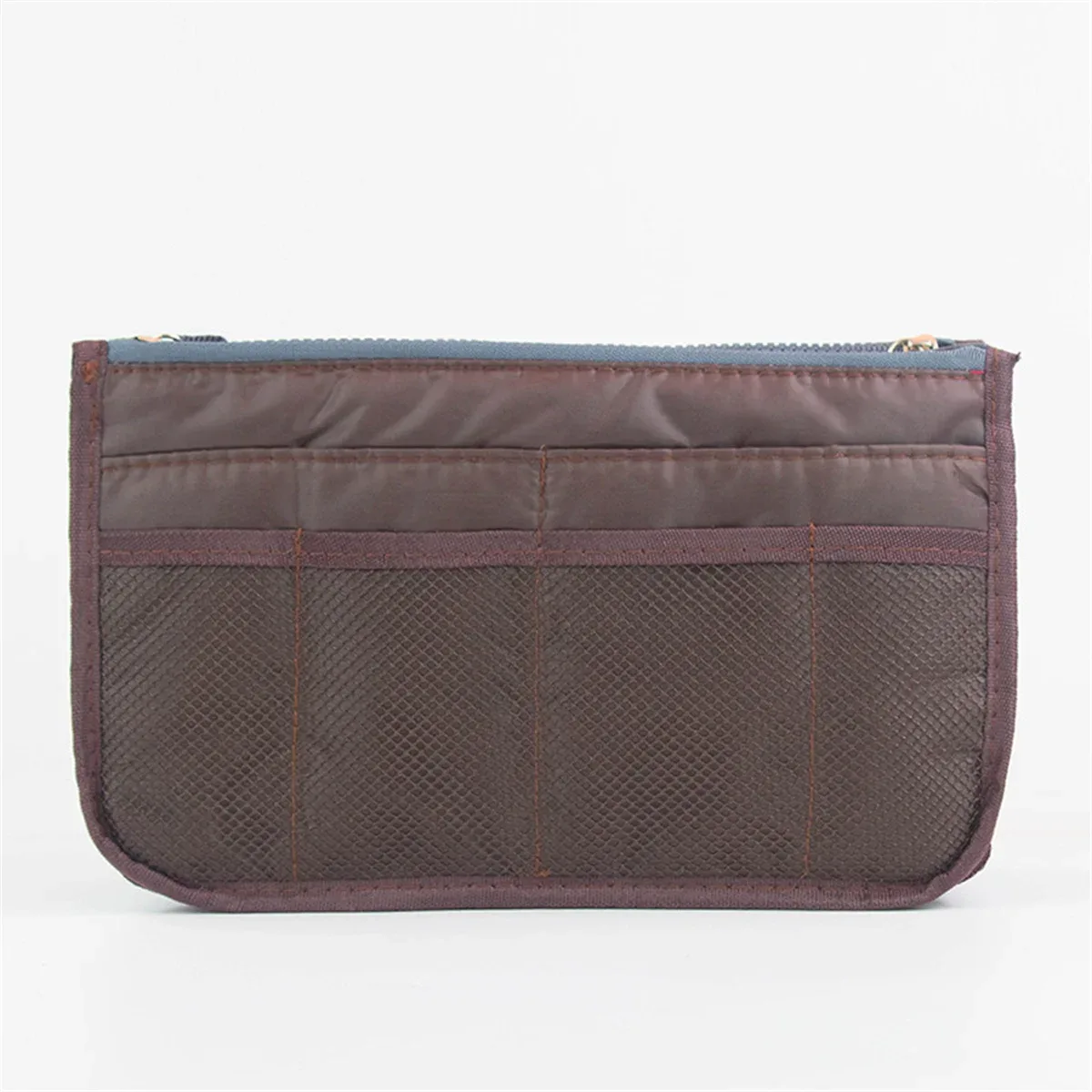 sac de maquillage multifonctionnel de grande capacité, sac de voyage portable à double fermeture éclair, sac de rangement pour articles de toilette, sac pour maman, sac cosmétique multi-poches