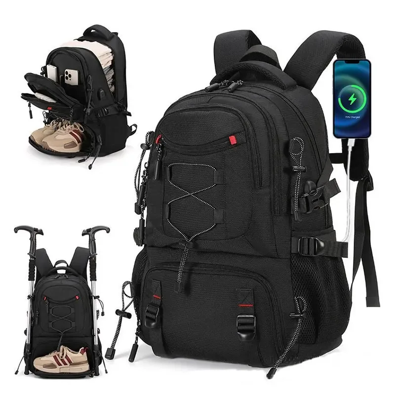 Nouveau sac à dos de voyage pour femmes et hommes grande capacité randonnée en plein air alpinisme sacs à dos voyage d'affaires 16 pouces pochette d'ordinateur