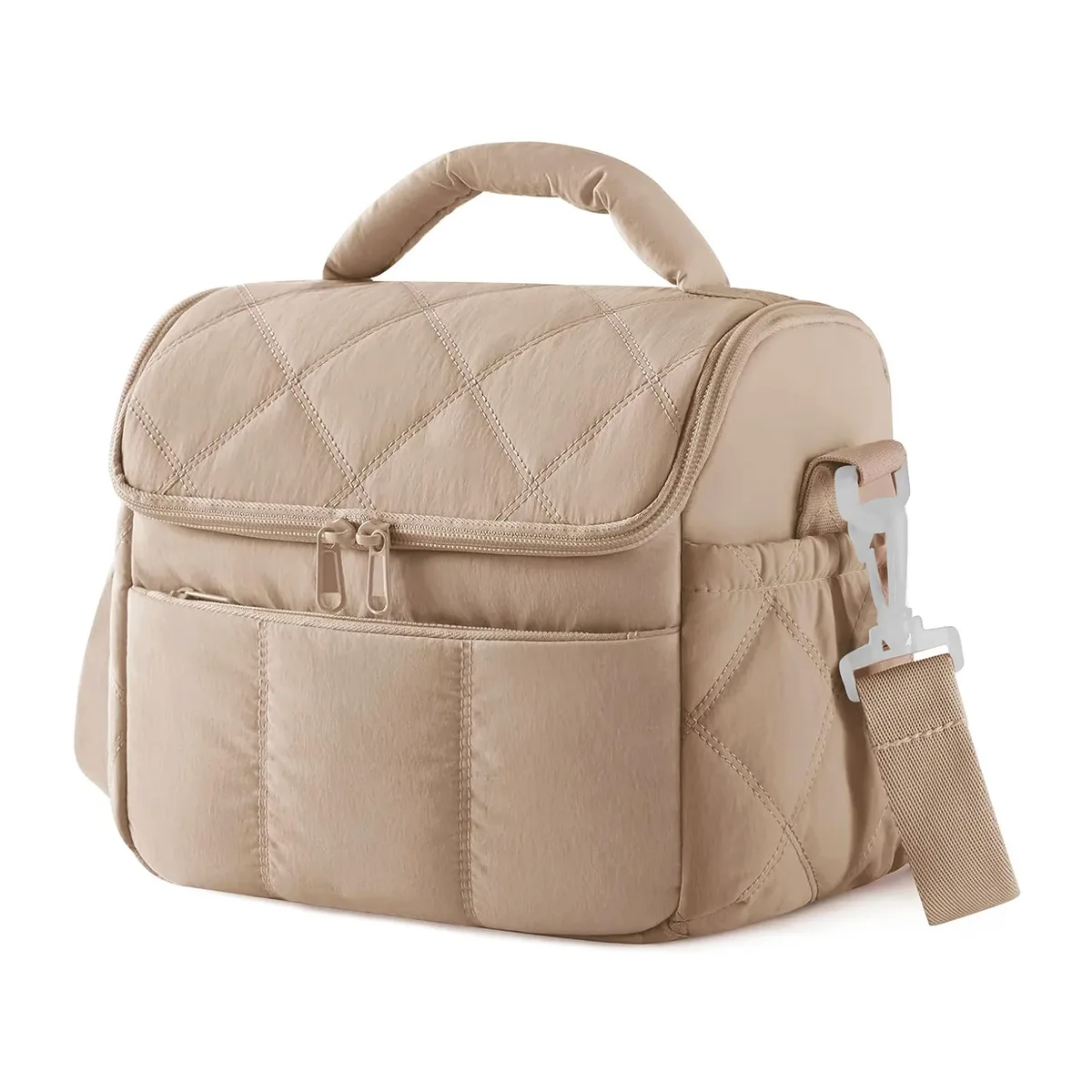 nouvelle sacoche isotherme portable en nylon, réutilisable, multifonctionnelle, anti-fuite, pour femme, sacs à usage spécial
