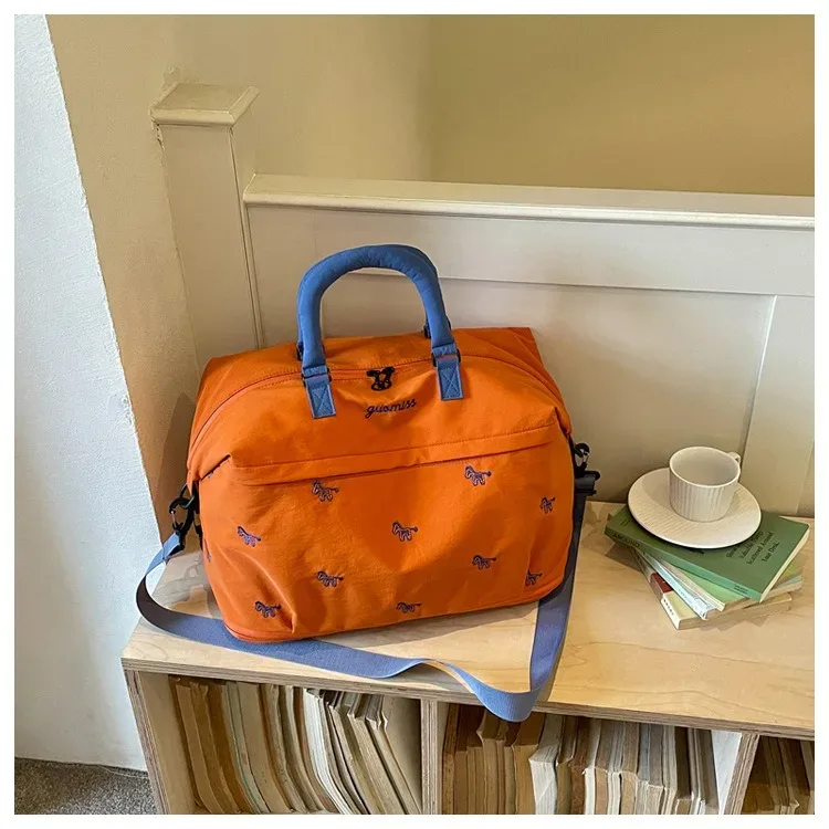 sac de voyage extensible avec compartiments séparés pour les articles secs et humides – sac de voyage de grande capacité, sac à main et sac de sport
