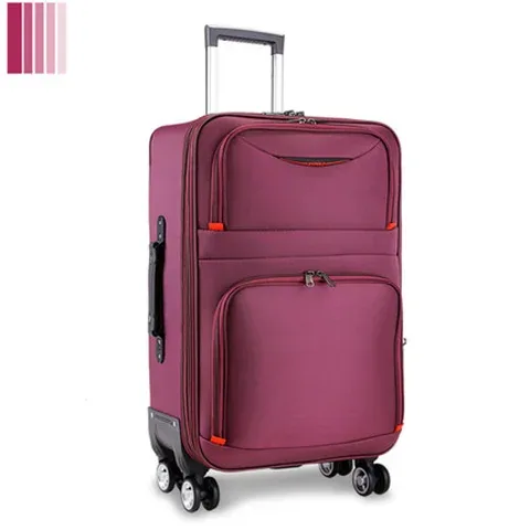 valise de grande capacité avec serrure à combinaison, bagage de voyage embarqué, boîtier de chariot en tissu oxford imperméable de 28 pouces surdimensionné