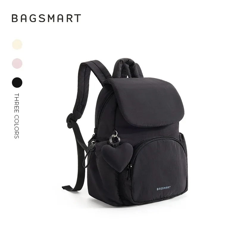 bagsmart mini sac à dos mignon pour femme, léger, imperméable, décontracté, pour l'université, l'école, les trajets quotidiens, le bureau, les voyages