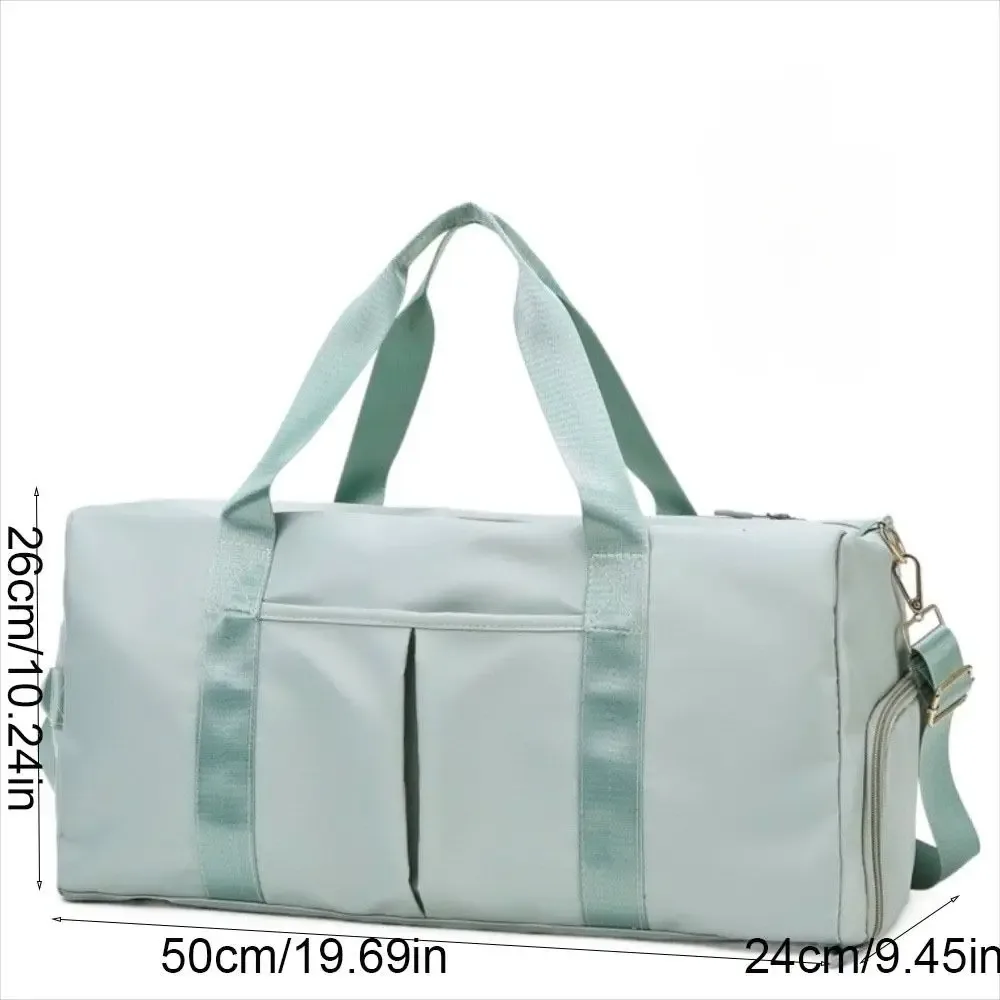 sac de voyage oxford, sac de sport multifonctionnel en nylon pour courtes distances avec compartiment à chaussures, multi-couches