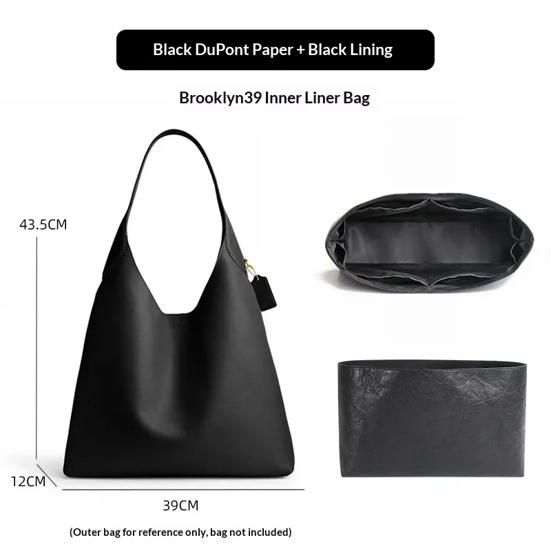 insert organisateur de sac pour brooklyn 28 34 39, insert de sac léger, rangement, accessoires de support pour sacs en papier imperméables