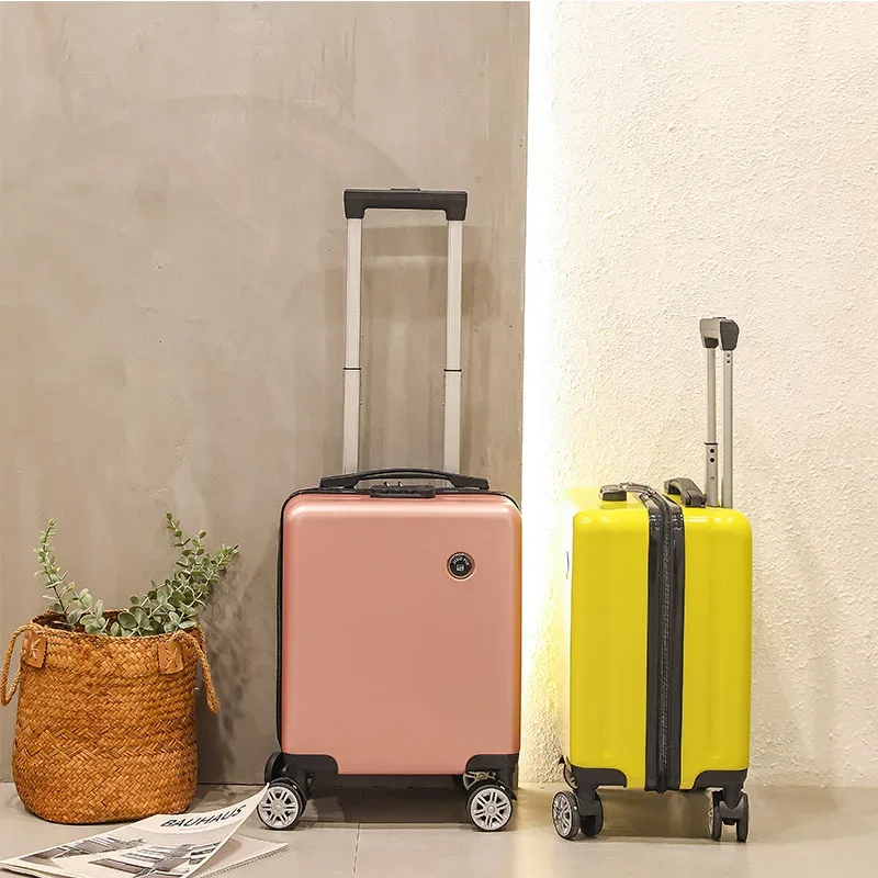 valise d'embarquement pour jeune homme et femme, petite boîte légère, multi-taille, nouvelle version à la mode, 14/16 pouces