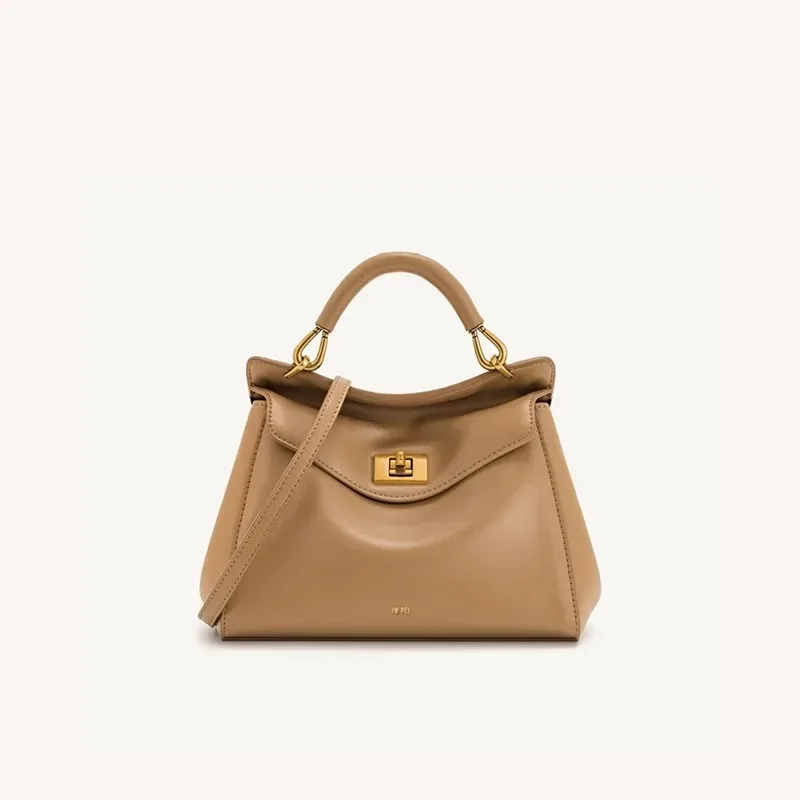 sac lock bag jw pei, sac à bandoulière en cuir véritable tendance, lucia lock bag, sac à main polyvalent haut de gamme