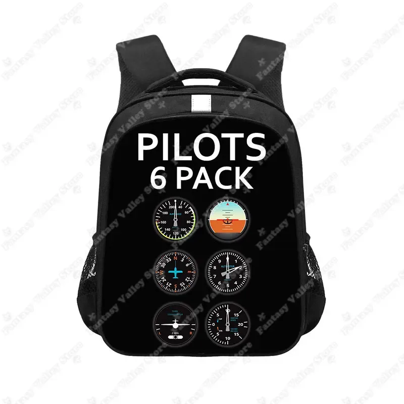 pilote 6 pack simulateur de vol sac à dos avion de chasse sac à dos enfants sacs d'école pour adolescent sac à dos pour ordinateur portable sac de livre de voyage