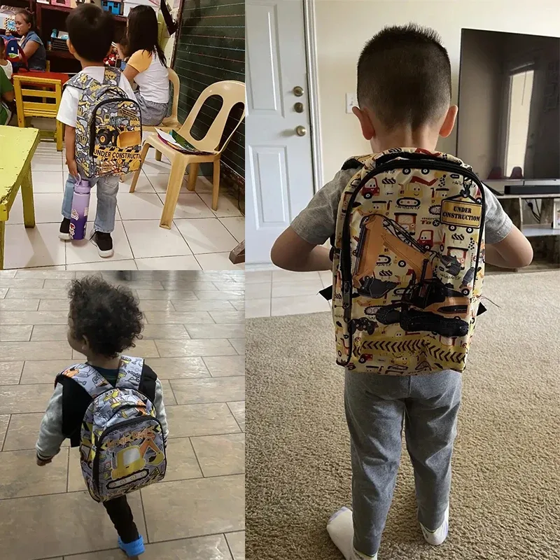 sac à dos graphique pelle mignon pour enfants de 2 à 4 ans, sac à dos de maternelle, sacs d'école pour enfants, sacs à couches pour bébés et tout-petits