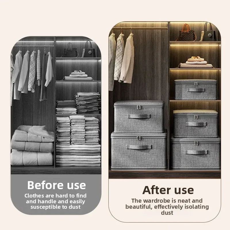 boîte de rangement pliable, organisateur portable en tissu, conteneur de rangement pour vêtements pliables avec roulettes pour l'organisation de la maison 3/1 pièces