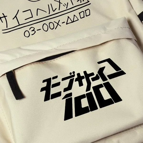 mob psycho 100 sac à dos mode drôle mofu mob dessin animé impression sacs à dos décontracté étudiant cartable grande capacité voyage sac à dos