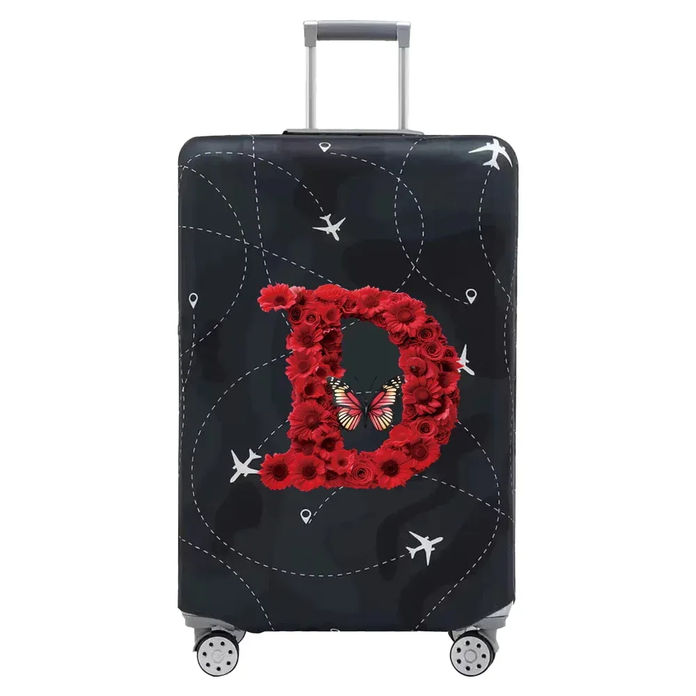 housse anti-poussière élastique pour sac de voyage, série rose, 18-32 pouces, résistante à l'usure, plusieurs styles