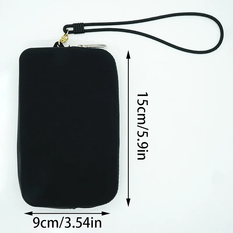 sac de rangement cosmétique carré en silicone, étui étanche, porte-pinceau de maquillage de voyage, sac de rangement numérique portable, 1 pièce