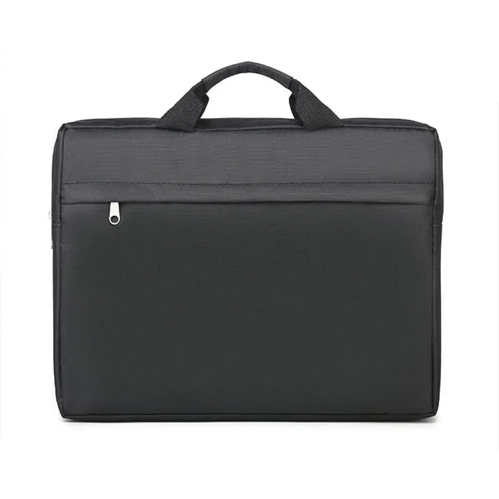sac de rangement simple pour dossiers, porte-documents pour hommes, sac à main pour documents, sacoche professionnelle épaisse noire, sac fourre-tout professionnel pour hommes