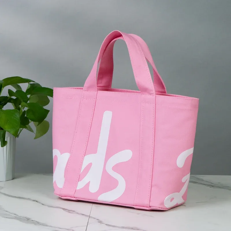 sac fourre-tout tendance en toile de coton, sac à main seau, collection promotionnelle