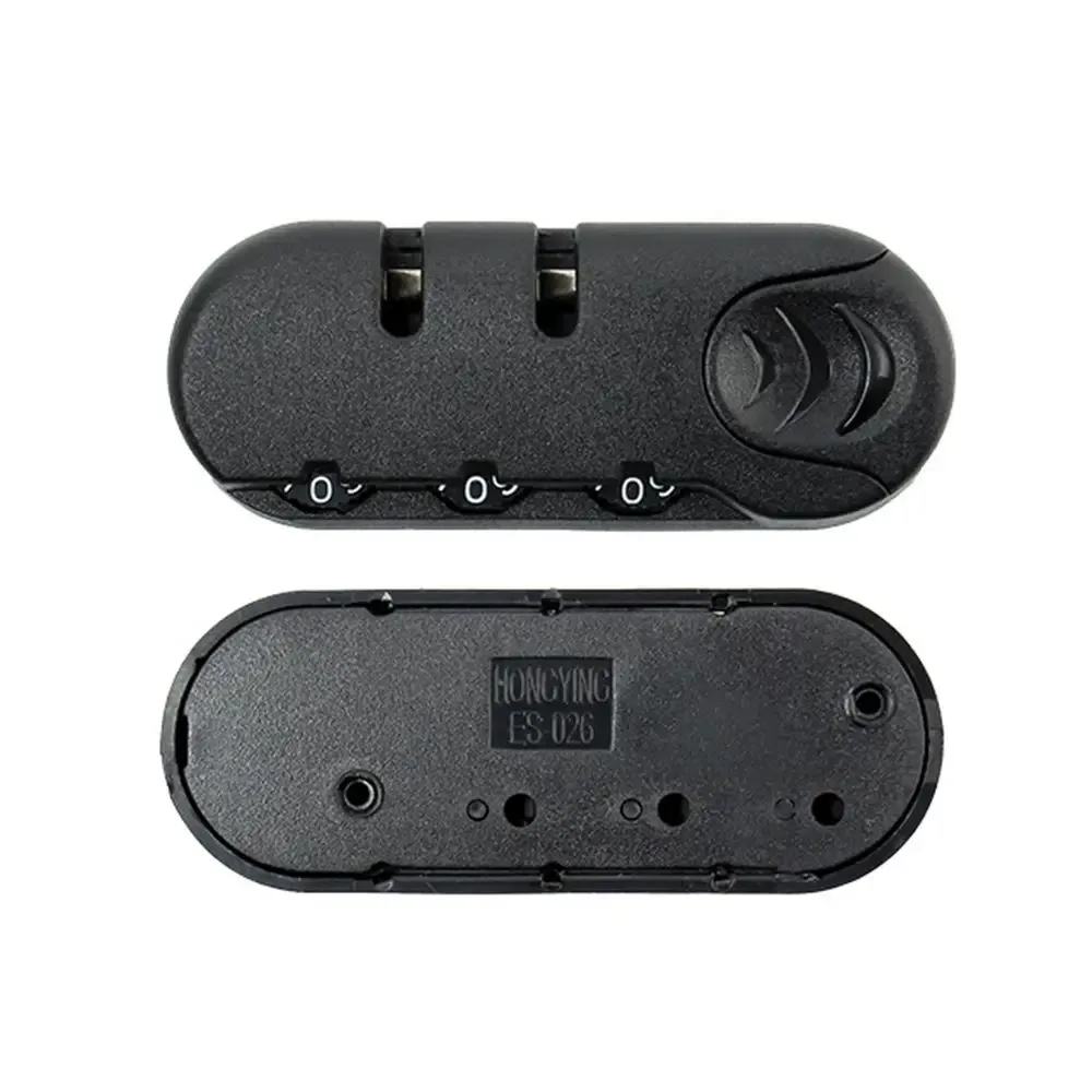 serrure noire à chaîne, accessoires pour sacs, serrures fixes, serrures pour bagages et valises, serrures à code, cadenas à combinaison.