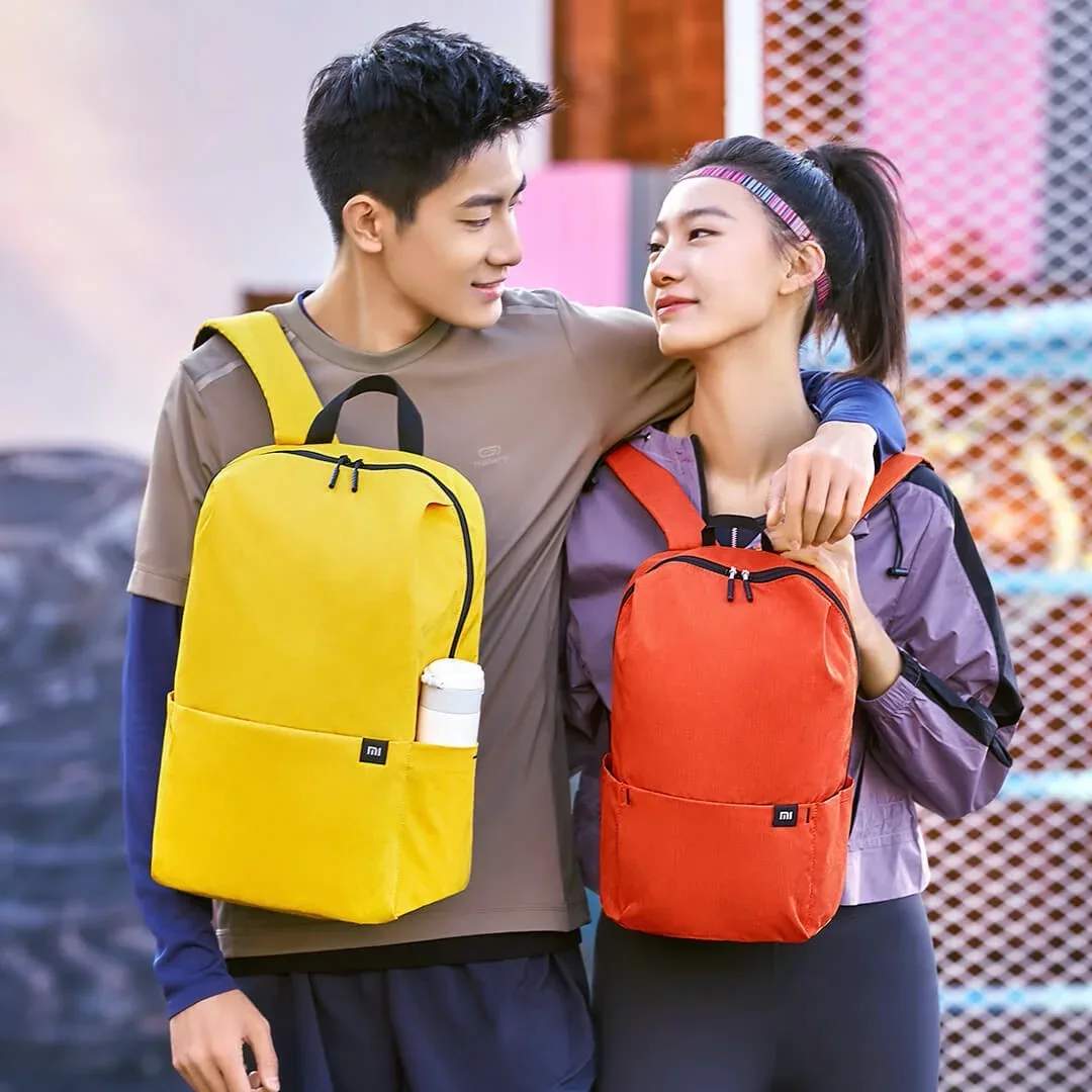 xiaomi – petit sac à dos coloré pour hommes et femmes, sac à bandoulière d'extérieur étanche, ultra-léger, sac de sport portable pour étudiants