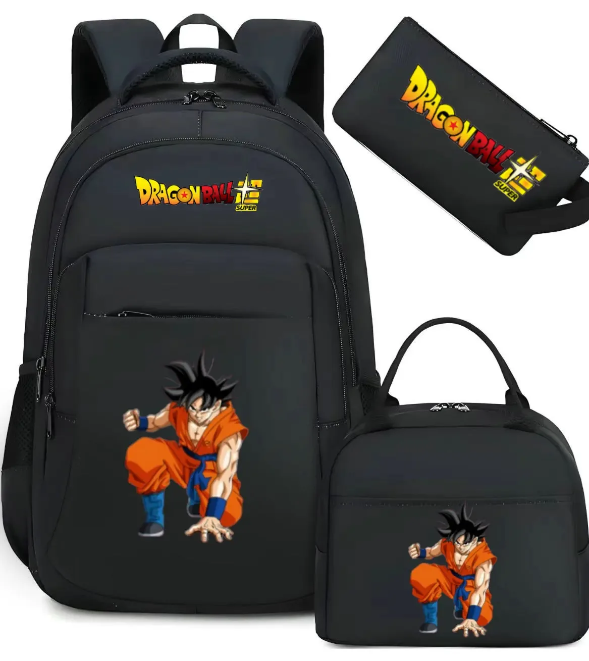 sac à dos dragon ball, sac d'école camouflage, grande capacité, pour lycéens, garçons et filles, mochila de voyage