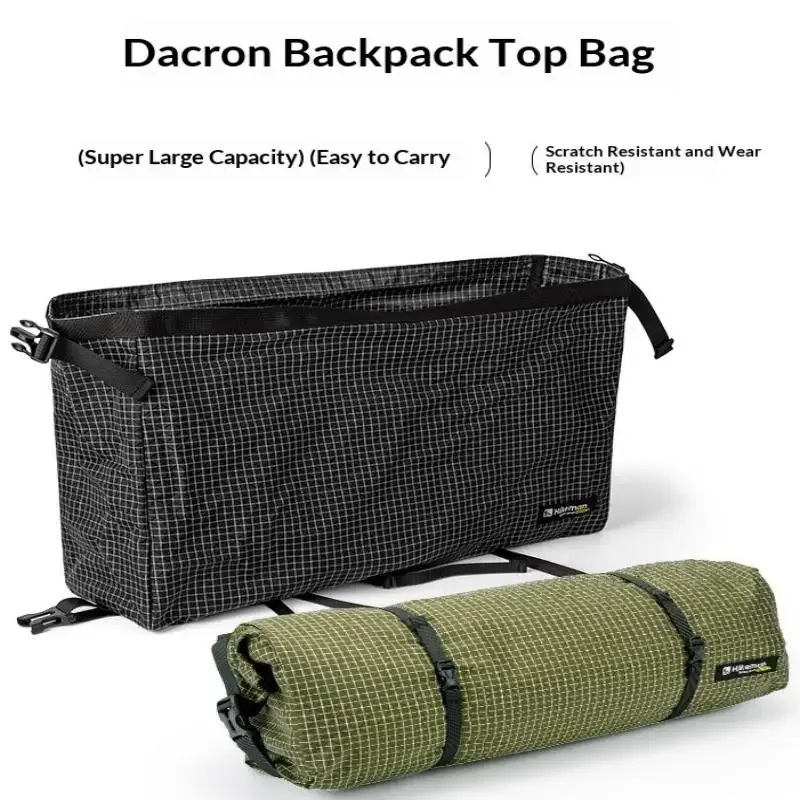 sac à dos multifonctionnel en dacron avec rangement extensible léger, parfait pour la randonnée, le camping et la randonnée à dos.