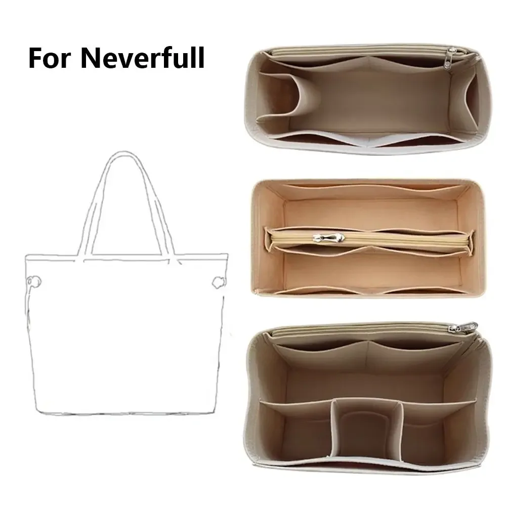 Neverfull – sac à main en feutre Simple, sac d'insertion multi-poches, sac interne Portable, sac de voyage, sac de Support, organisateur