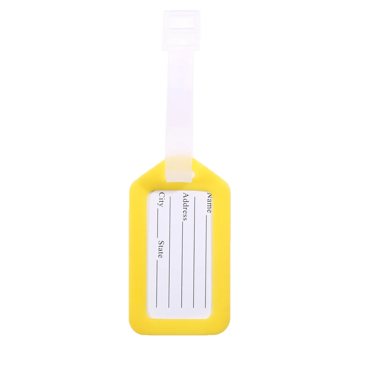 1-10 pièces étiquette de bagage embarquement expédition étiquettes de bagages en plastique accessoire de voyage femmes hommes valise id adresse nom titulaire sac étiquette