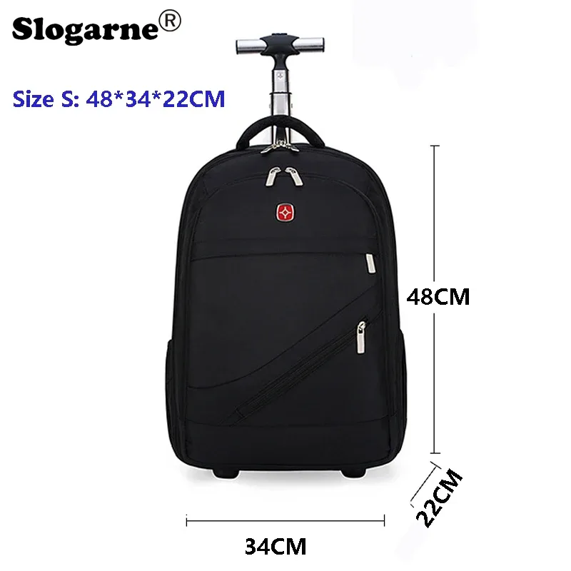 sac à dos de voyage de grande capacité pour hommes et femmes, bagage à roulettes multicouche, sac à dos côtelé, sac d'ordinateur d'affaires, nouveau