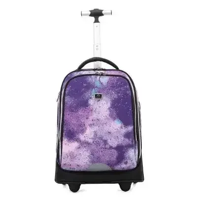 sacs à dos à roulettes pour adolescents, sacs à dos scolaires à roulettes pour filles, sacs à dos à port de charge usb, bagages à roulettes