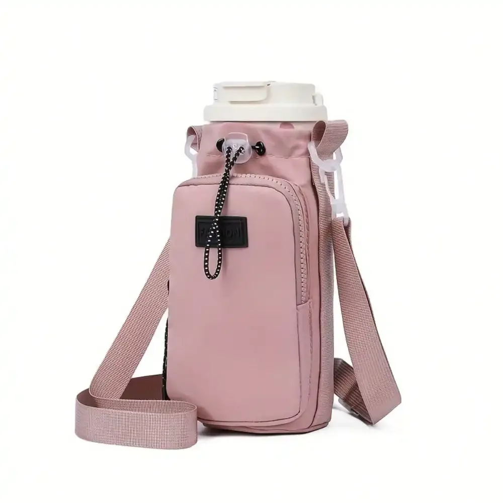 pochette de bouteille d'eau pour tasse stanley 40oz/20oz/30oz, sac d'extérieur avec sangle, petite valise pour cartes, portefeuille, écouteurs