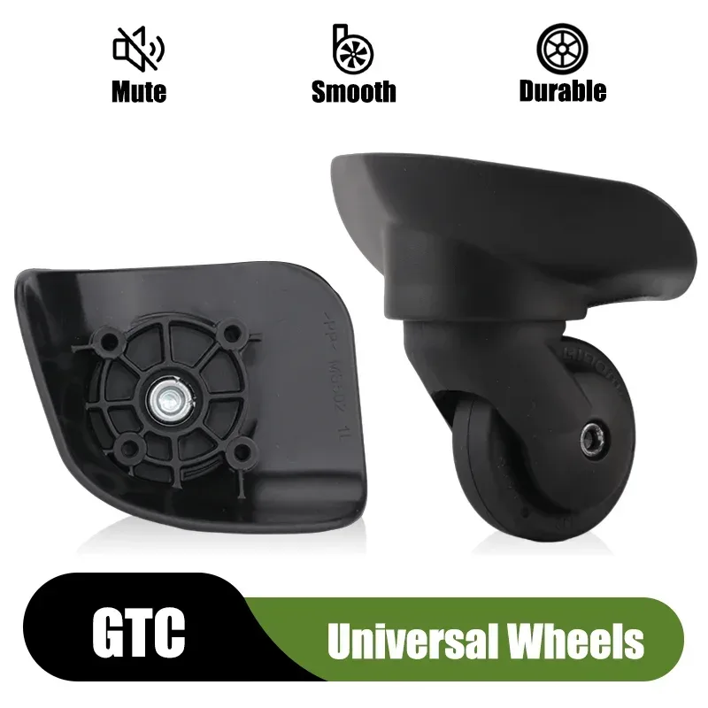 Accessoires de roues pour bagages HINOMOTO MS502 : antidérapants et résistants à l'usure, compatibles avec les valises à roulettes, remplacement et réparation