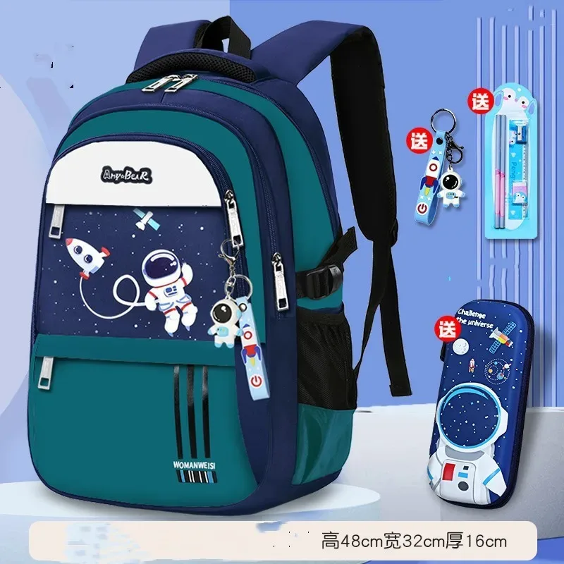 Sac à Dos d'École Étanche pour Enfant Garçon, Cartable Primaire, Livre, Mochila bettalk l, Orth4WD