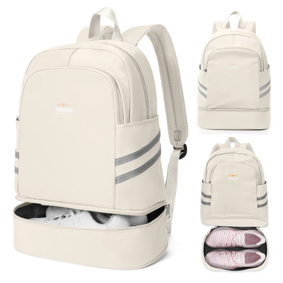 sac à dos de gymnastique pour femmes avec compartiment à chaussures, sac à dos de voyage pour femmes, sac à dos de sport étanche, sac à dos de plage pour fitness et natation 