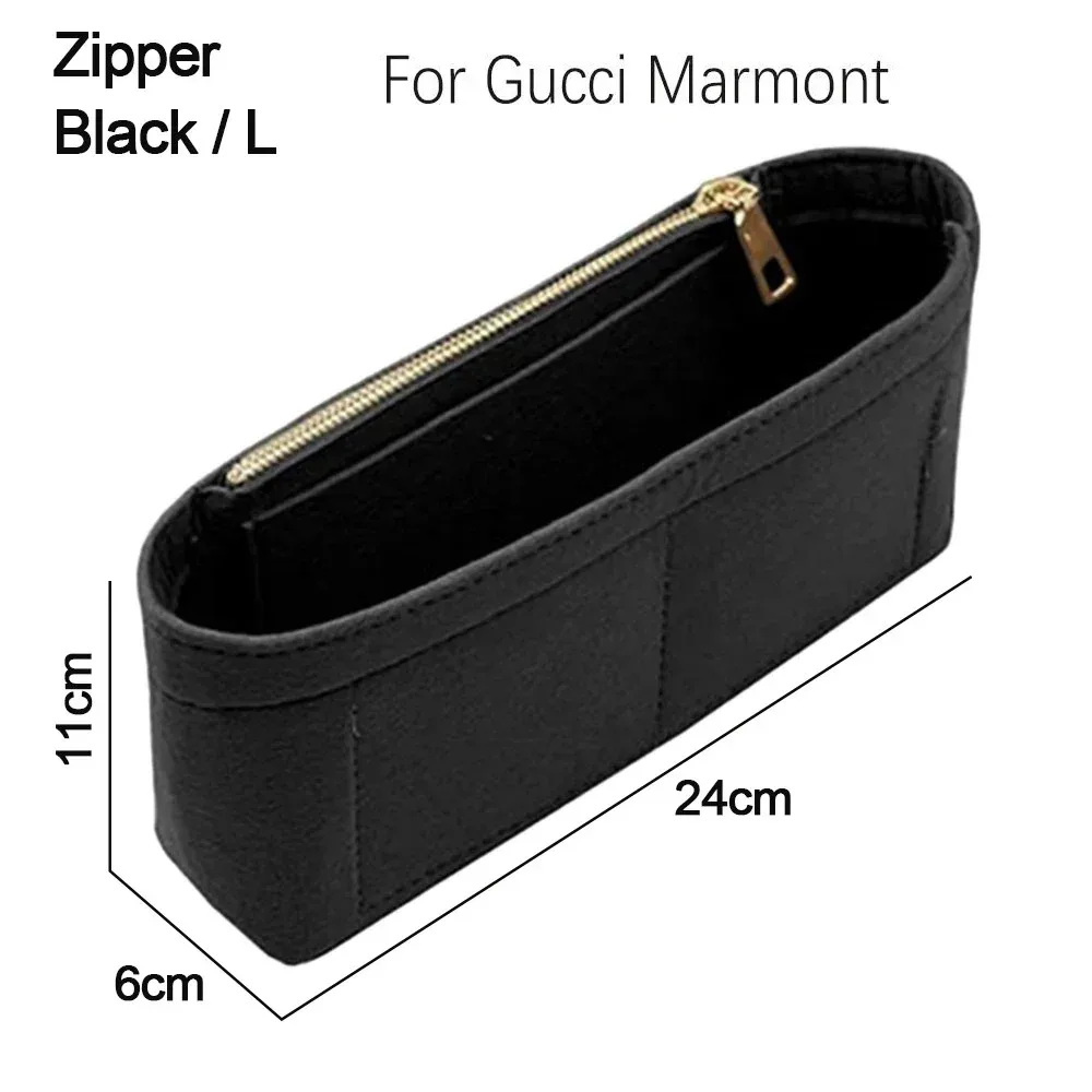 sac à main en feutre, support de sac de rangement, doublure de sac à main, organisateur de sac pour loro piana extra pocket l19 pour marmont