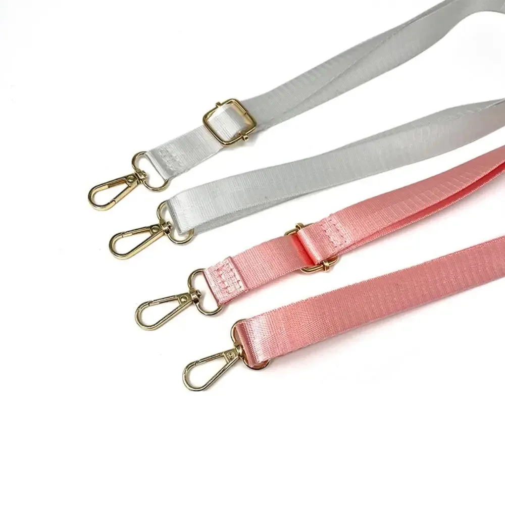 nouvelle sangle de sac à bandoulière ajustable en nylon couleur unie, ceinture de sac à bandoulière tendance