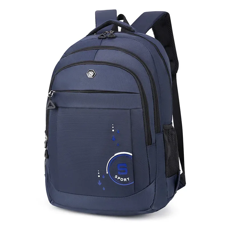 nouveau sac à dos à la mode pour les étudiants sac à dos de voyage, sac pour ordinateur portable d'affaires unisexe de style coréen épaissir des sacs à bandoulière duoble