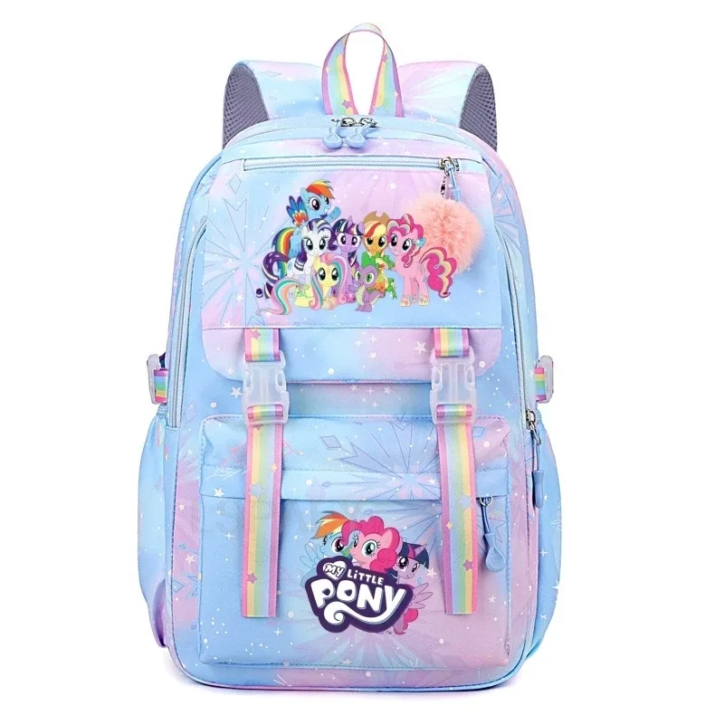 sac à dos my little pony pour femmes, garçons et filles, sac à livres, sac à dos de dessin animé kawaii pour étudiants et adolescents, mochila, cadeau d'anniversaire