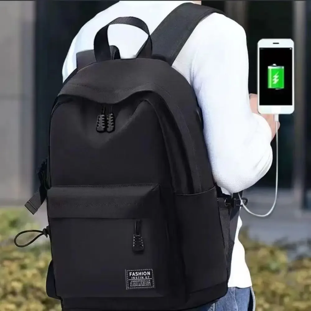 ChimMen-Sac à Dos Minimaliste Polyvalent, Grande Capacité, École, Étudiant, Ordinateur, Voyage, Lavable, Unisexe