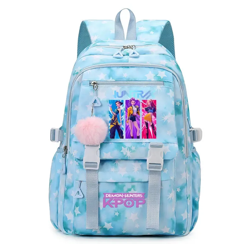 sac à dos kpop demon hunters pour étudiantes, lycéennes, collégiennes, polyvalent, adapté au quotidien et aux activités de plein air