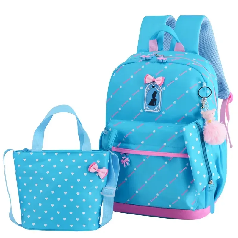 bunnyfly ensemble de 3 sacs à dos scolaires pour enfants, sac à dos tendance et adorable pour filles, étudiants, mochila sac