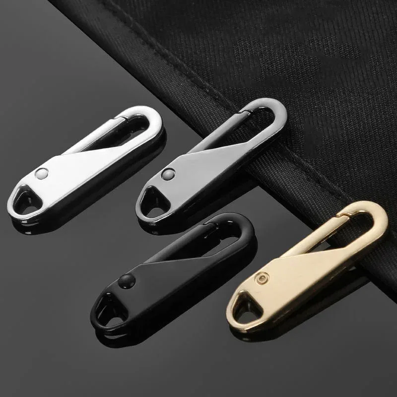 extracteur de curseur de fermeture éclair, 1 à 10 pièces, sac de réparation de fermeture éclair instantanée, remplacement de mauvaise boucle, sac de voyage, valise, tête de fermeture éclair, bricolage, artisanat de couture