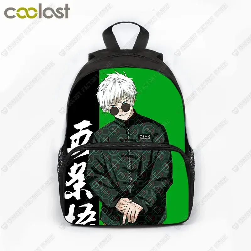 sac à dos de 13 pouces pour enfants, cool gojo satoru, yuji itadori, papeterie scolaire pour garçons